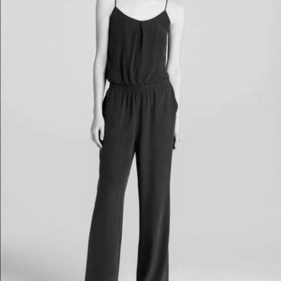 Joie 0 Silk Long Pant Jumpsuit Romper